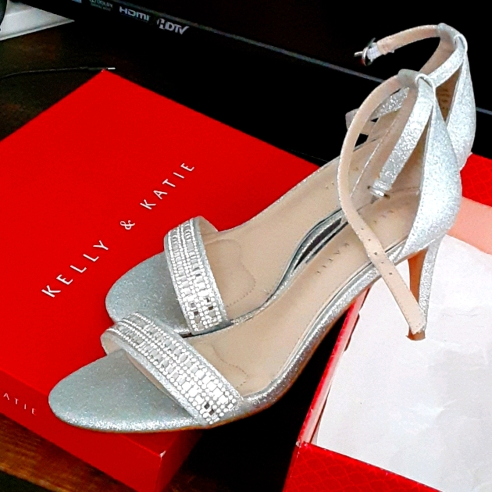 Silver heels
